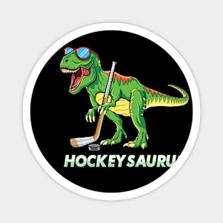 Hockeysaurus Dinosaur Ice Hockey Trex Kids Boys Ice Hockey Magnet